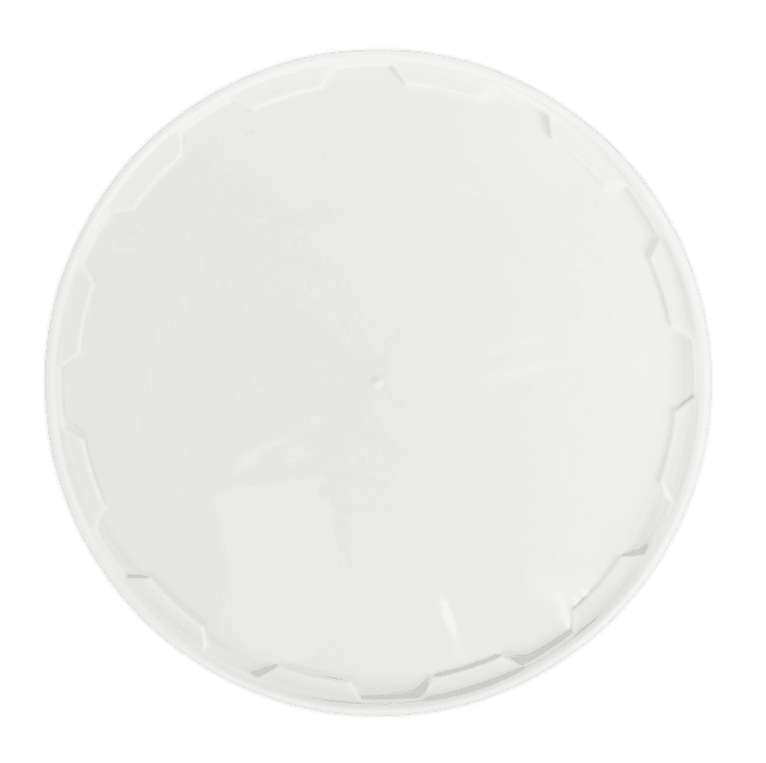 Ведро 20 л D-330 мм круглое Белое + крышка/ручка КОМПЛЕКТ Петро