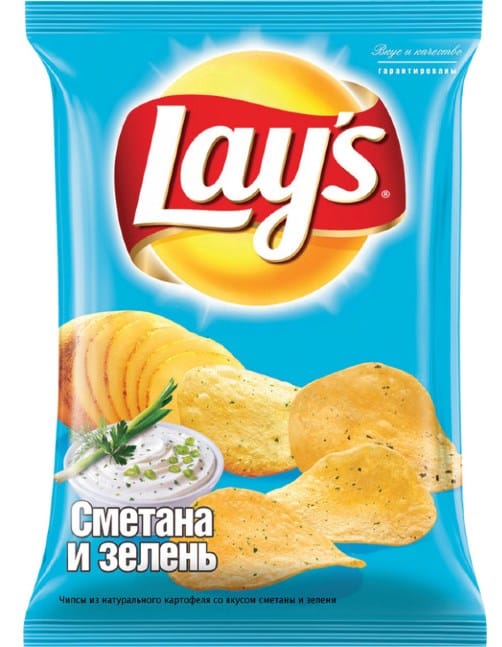 Чипсы "LAYS" 70 г ассортимент, Сметана/Зелень Чипсы "LAYS" 70 г ассортимент, Сметана/Зелень